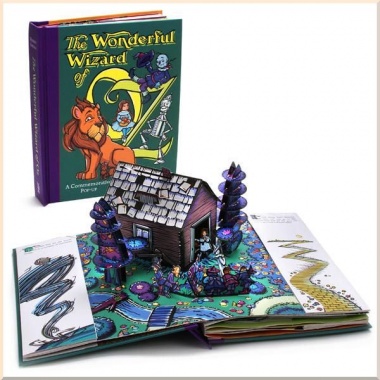 The Wonderful Wizard Of Oz: Pop-up book by Robert Sabuda (Волшебник изумрудного города)