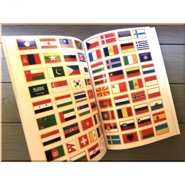 Книга World Flags Sticker Book