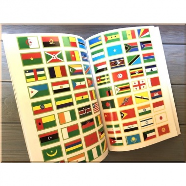 Книга World Flags Sticker Book