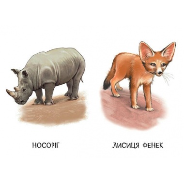22 картинки. Прогулянка зоопарком