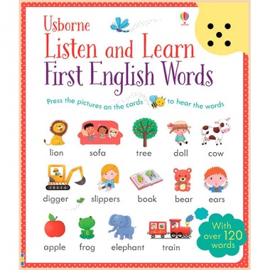 Listen and Learn First English Words (Слушай и изучай первые английские слова)