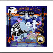 Книга з рухомими елементами Halloween at the Zoo (A Pop-up Book)