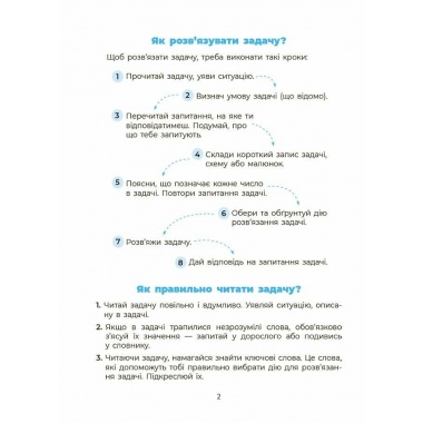 Вчуся розвʼязувати задачі. 1-2 клас