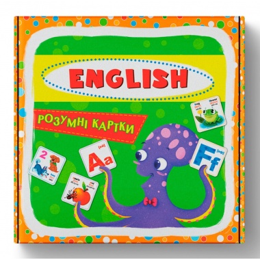 Розумні картки. English ABC. 30 карток