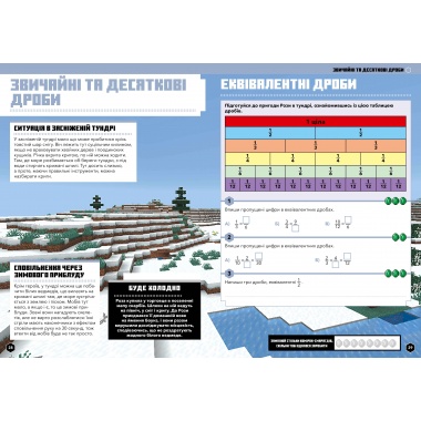 MINECRAFT Математика. Офіційний посібник. 9-10 років