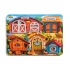 Іграшка Дерев'яна трьохшарова рамка-вкладиш "Ферма". Дерев'яні пазли, розвивашка для дітей